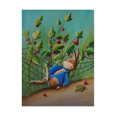 Cindy Thornton 'Peter Rabbit 6' Canvas Art,14x19